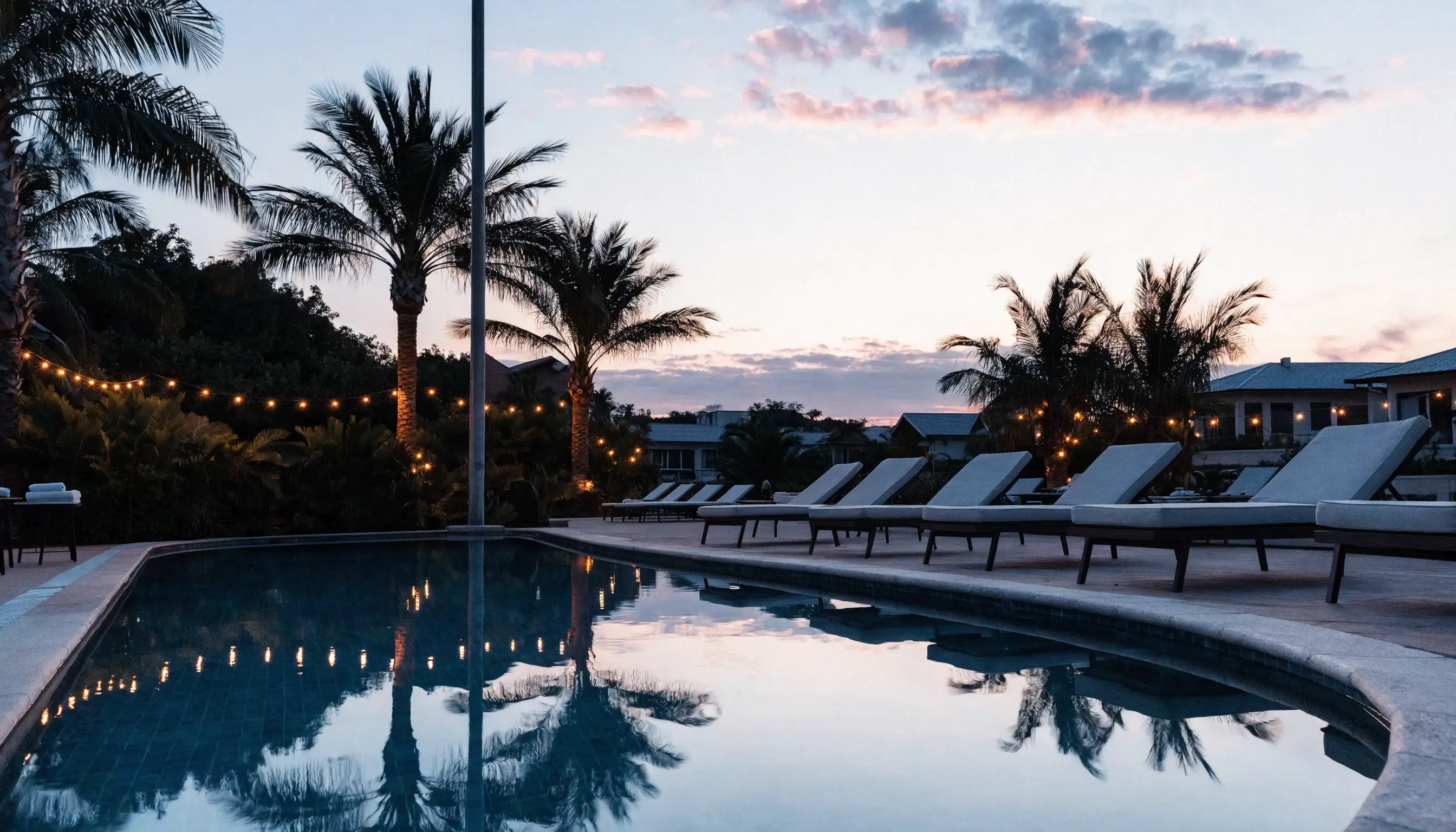 Resort pool on a sunny Orlando day